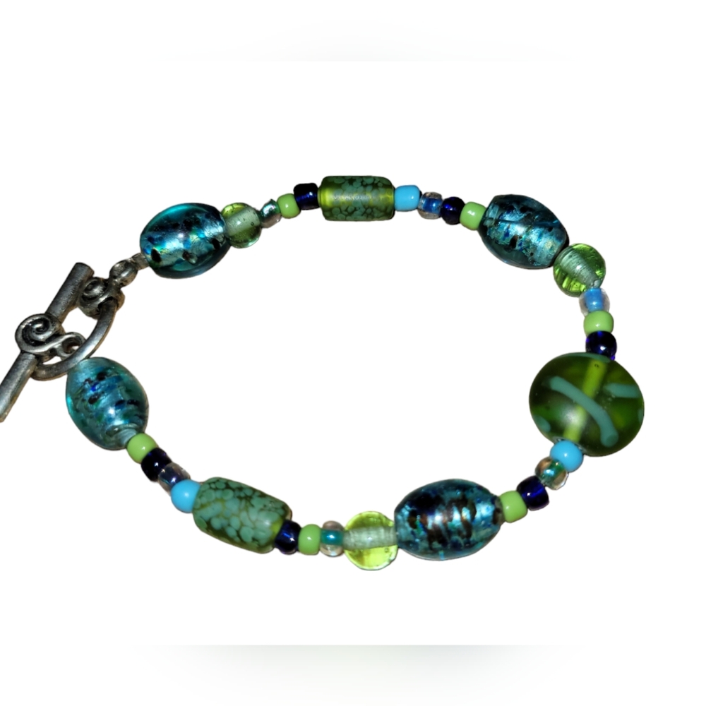 Handmade Glass Beaded Bracelet Lot 7